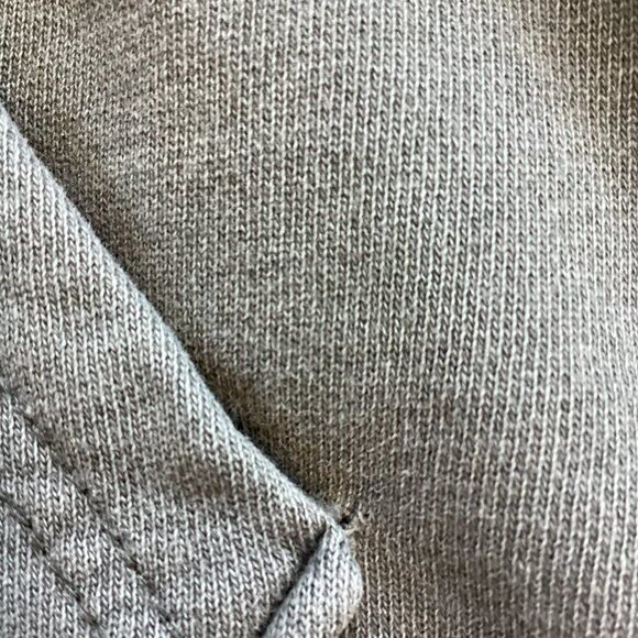 7 For All Mankind Hooded Sweatshirt Tunic Dress Women's XS Dark Gray Garment Dye - Picture 10 of 10